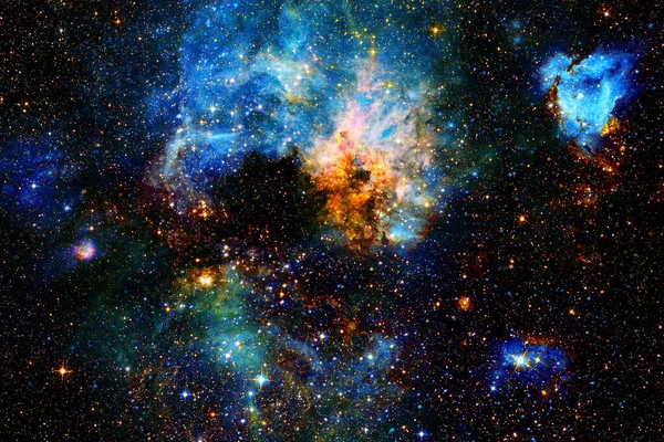 Dış Uzay Kozmik Manzara Nebula Görüntünün Elementleri Nasa Tarafından Desteklenmektedir — Stok fotoğraf