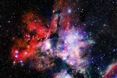 Uzay boşluğu. Bilim kurgu evreni. Bu görüntünün elementleri NASA tarafından desteklenmektedir