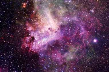 Dış uzayda yıldızları ve galaksileri olan sonsuz evren. Kozmos sanatı. Bu görüntünün elementleri NASA tarafından desteklenmektedir.