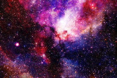 Dış uzay sanatı. Starfield. Harika bir nebula. Bu görüntünün elementleri NASA tarafından desteklenmektedir.