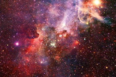 Starfield. Kozmos sanatı. Bu görüntünün elementleri NASA tarafından desteklenmektedir.