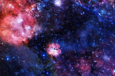 Kozmik manzara. Nebula. Bu görüntünün elementleri NASA tarafından desteklenmektedir