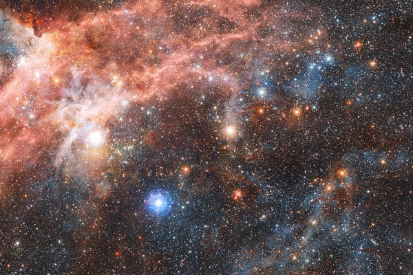 Туманність, скупчення зірок у глибокому космосі. Елементи цього зображення, надані НАСА. — стокове фото