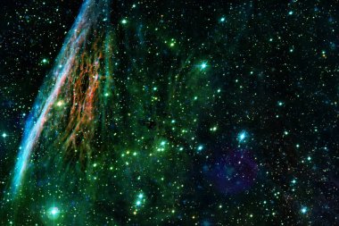 Dış uzayda yıldızları ve galaksileri olan sonsuz evren. Kozmos sanatı. Bu görüntünün elementleri NASA tarafından desteklenmektedir.