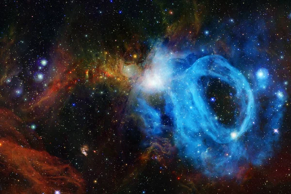 Nebulosa Aglomerado Estrelas Espaço Profundo Arte Ficção Científica Elementos Desta — Fotografia de Stock