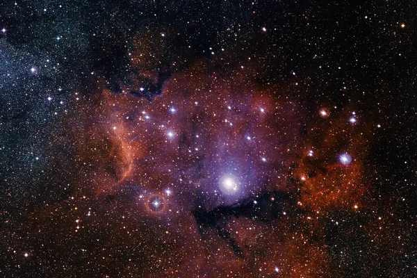 Yttre Rymdkonst Stjärnfält Fantastiska Nebulosor Delar Denna Bild Tillhandahålls Nasa — Stockfoto