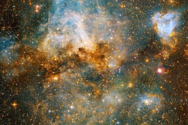 Dış uzay, kozmik manzara. Nebula. Bu görüntünün elementleri NASA tarafından desteklenmektedir.
