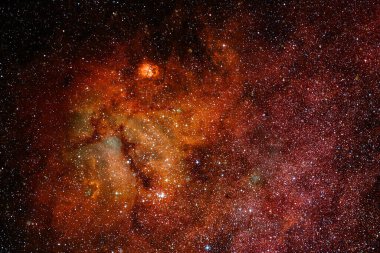 Starfield. Kozmos sanatı. Bu görüntünün elementleri NASA tarafından desteklenmektedir.