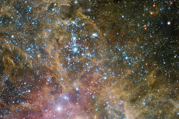 Impresionante Del Cosmos Sin Fin Fondo Pantalla Ciencia Ficción Elementos — Foto de Stock