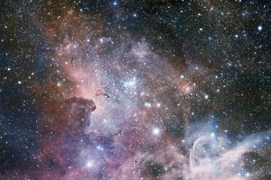 Dış uzay, kozmik manzara. Nebula. Bu görüntünün elementleri NASA tarafından desteklenmektedir.