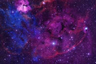 Starfield. Kozmos sanatı. Bu görüntünün elementleri NASA tarafından desteklenmektedir.