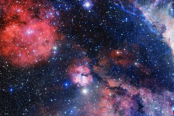 Starfield Kozmos Sanatı Görüntünün Elementleri Nasa Tarafından Desteklenmektedir — Stok fotoğraf