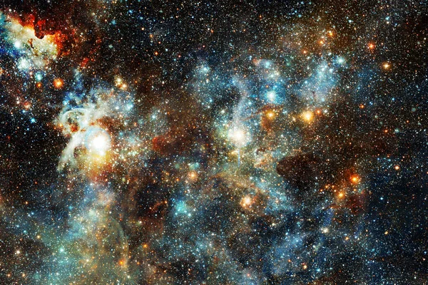 Starfield Art Cosmique Éléments Cette Image Fournis Par Nasa — Photo