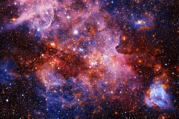 Uma Galáxia Bonita Algures Espaço Profundo Papel Parede Cósmico Elementos — Fotografia de Stock