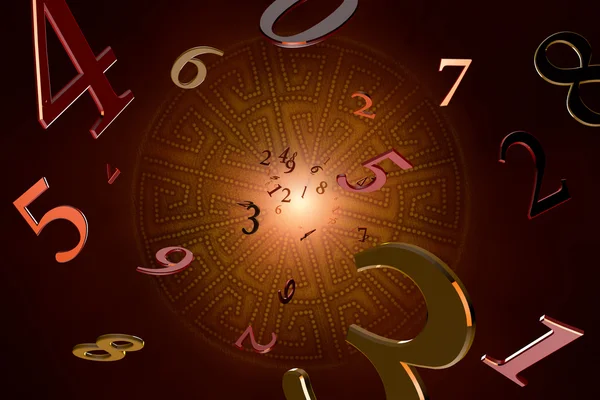 Numerology (magical knowledge). — Stock Photo, Image