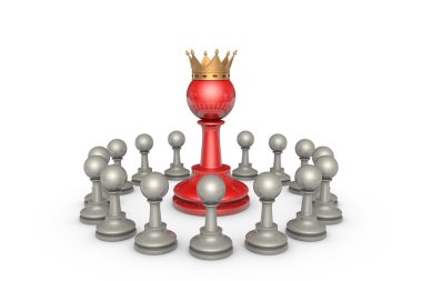 Parliamentary elections or the political elite (chess metaphor) clipart