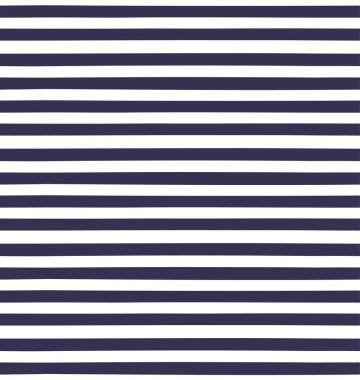 Kalın mavi yatay çizgiler, beyaz arkaplan ile basit, pürüzsüz geometrik desen. El çizimi vektör çizimi. Denizcilik dokusu. Tasarım konsepti çocuklar moda baskısı