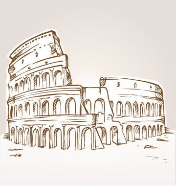 Colosseum el çizmek 