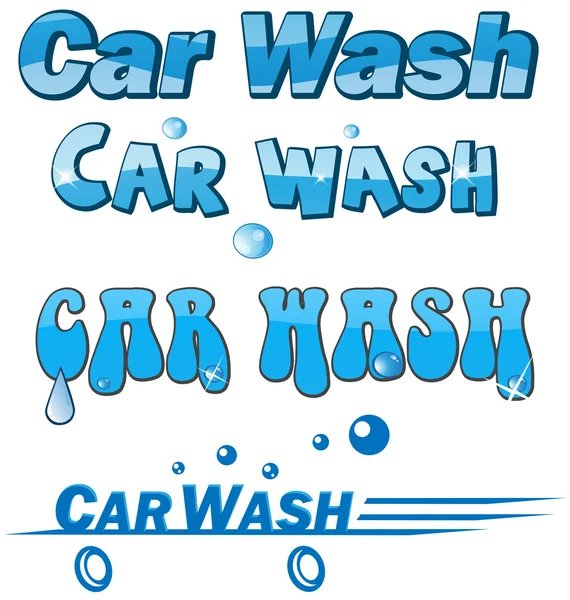 Car wash symbol se — Stock Vector