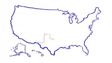 Amerika harita Birleşik Devlet