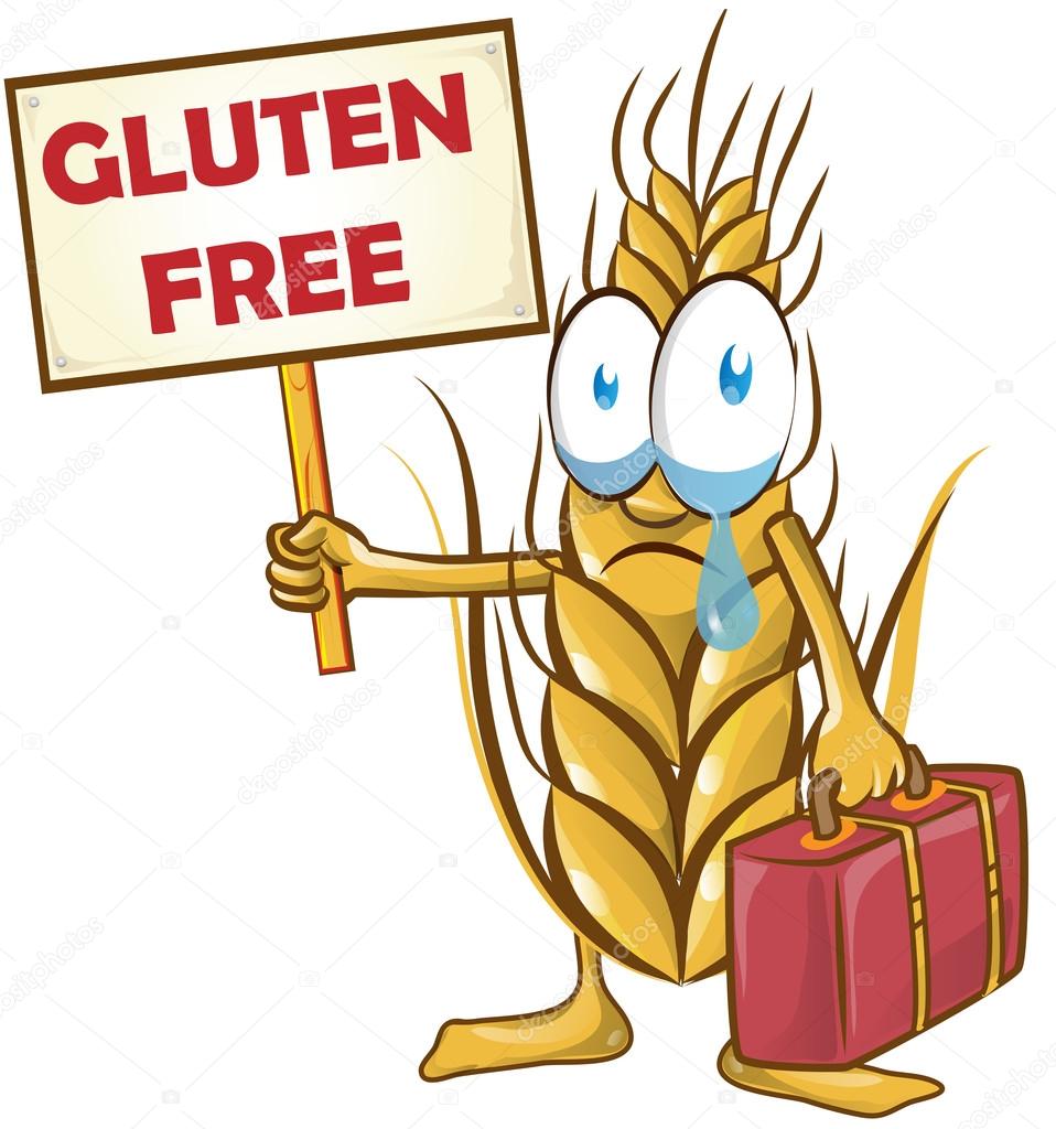 Wheat cartoon isolated on white  background