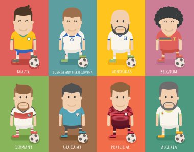 Ulusal Futbol Takımı Tekdüzen, futbolcu kümesi 