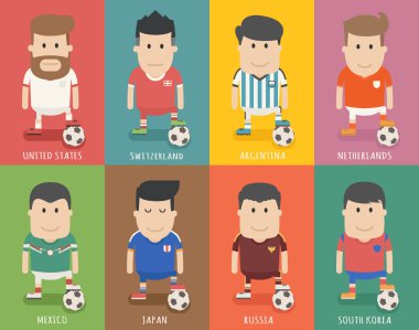 Ulusal Futbol Takımı Tekdüzen, futbolcu kümesi