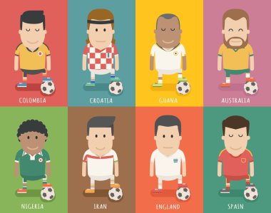 Ulusal Futbol Takımı Tekdüzen, futbolcu kümesi