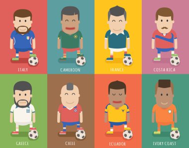 Ulusal Futbol Takımı Tekdüzen, futbolcu kümesi