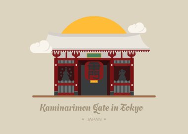 Kaminarimon kapısı: Tokyo, Japan