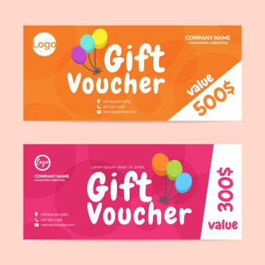 Hediye çeki şablonu