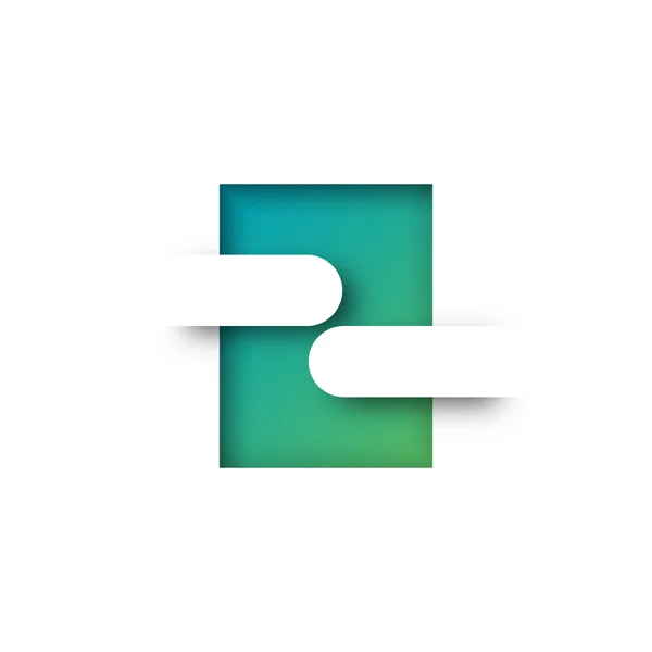 Brev Z logotype, abstrakt symbol logotyp. — Stock vektor