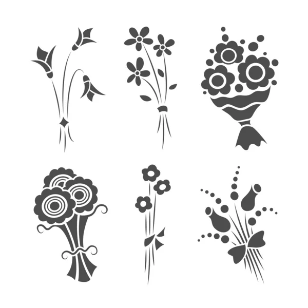 Bouquets graphiques — Image vectorielle