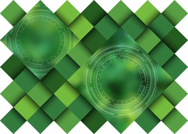 Fundo abstrato verde — Vetor de Stock