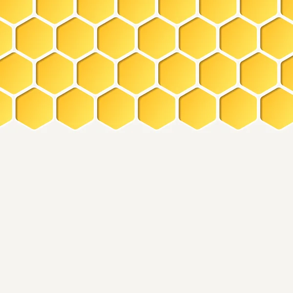 Empty honeycombs background — Stock Vector