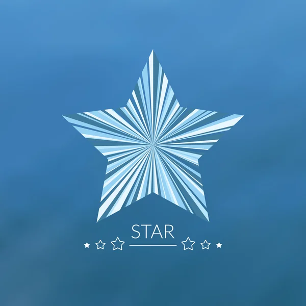 Multicolor star concept — Stock Vector