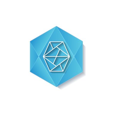 Soyut geometrik simgesi 