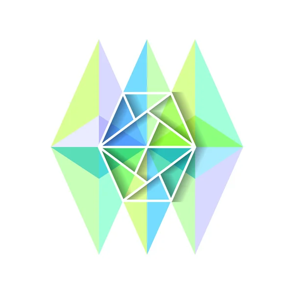 Abstracte geometrische ontwerp — Stockvector