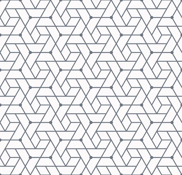 기하학적 다각형 원활한 패턴 — 스톡 벡터