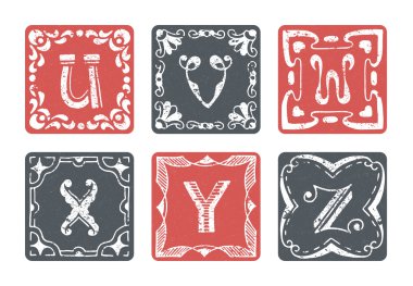 Hand drawn monograms