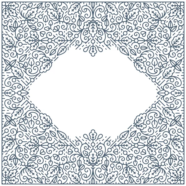 Ornamental line background — Stockový vektor