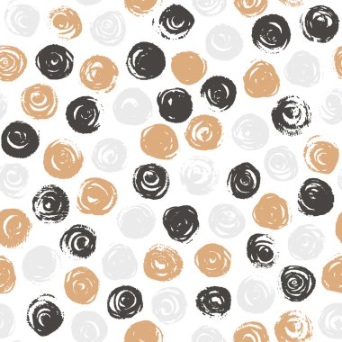 El çizilmiş daireler ile seamless modeli. 