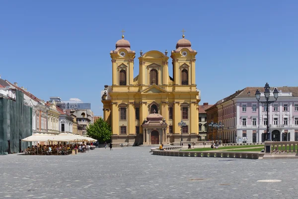 Юнионская площадь, город Тимисоара, Румыния — стоковое фото