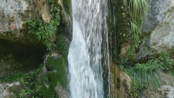 Waterfall  at Olympus mountain, Greece — Stock Video