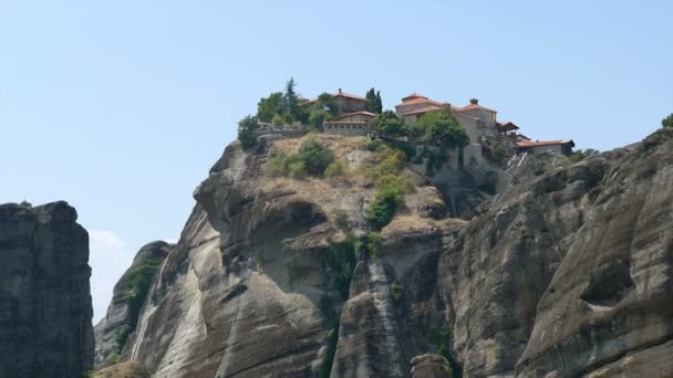 Monastero Santo Grande Meteoron, Meteora, Grecia — Video Stock