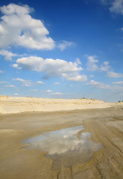 Exploração da areia — Fotografia de Stock