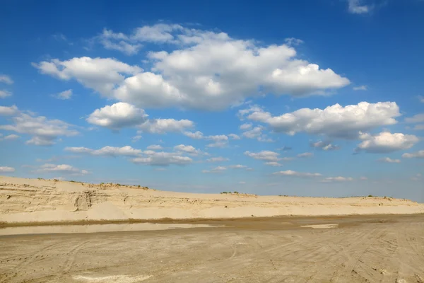 Песчаная эксплуатация — стоковое фото