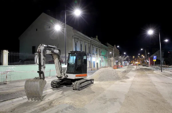 Baustelle, Straßenbau — Stockfoto