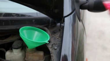Mekanik motor için taze antifriz dökme