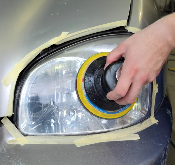 Auto Licht reparieren, reparieren — Stockfoto